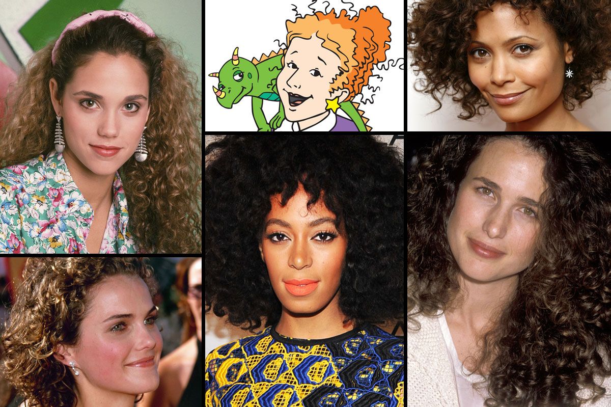 50 Wild, Free, and Fantastic Curly-Hair Icons