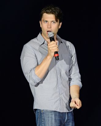 COCONUT CREEK, FL - JULY 19: Colin Jost performs at Seminole Casino Coconut Creek on July 19, 2012 in Coconut Creek, Florida. (Photo by Larry Marano/WireImage)