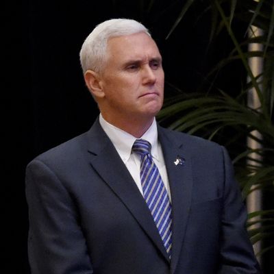 Indiana governor Mike Pence.