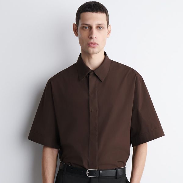 COS Tailored Short-Sleeved Cotton Shirt