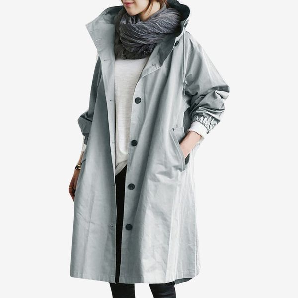 ladies summer raincoat with hood