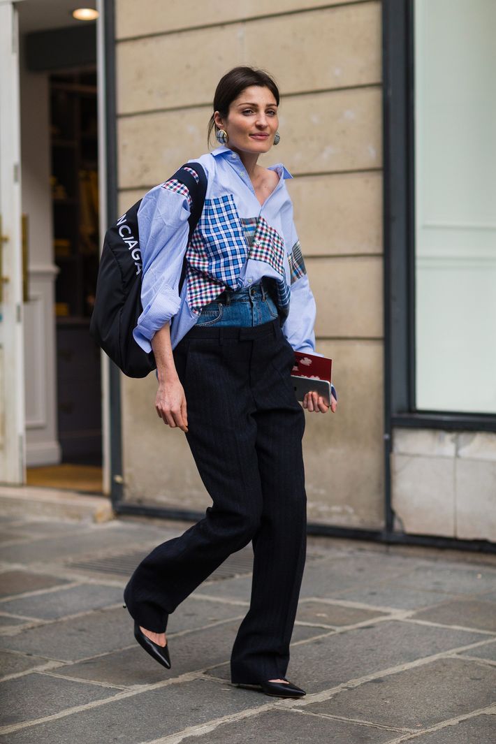 Most Popular PFW Street Style Look: Margiela's Double Pants