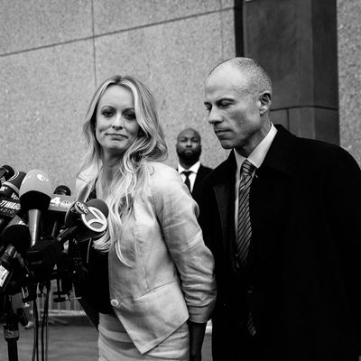 Stormy Daniels and Michael Avenatti.