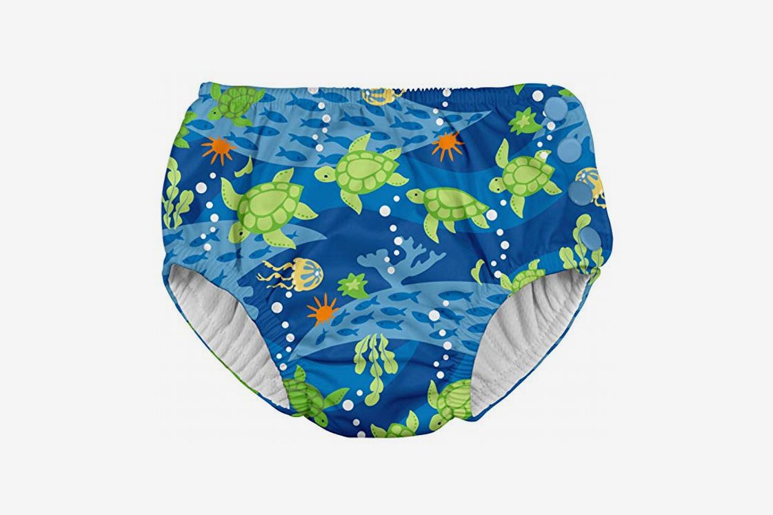 Toddler Baby Boy Girl Kids Reuseable Adjustable Swim Diapers Cartoon Swimwear ED 
