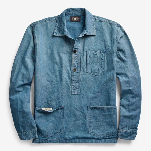 Ralph Lauren Indigo Popover Workshirt