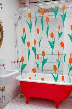 Dusen Dusen Tulip Shower Curtain