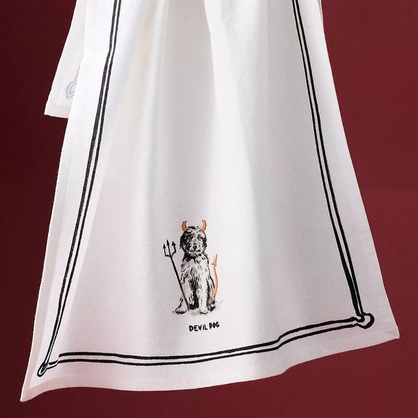Anthropologie Molly Hatch Halloween Dish Towel
