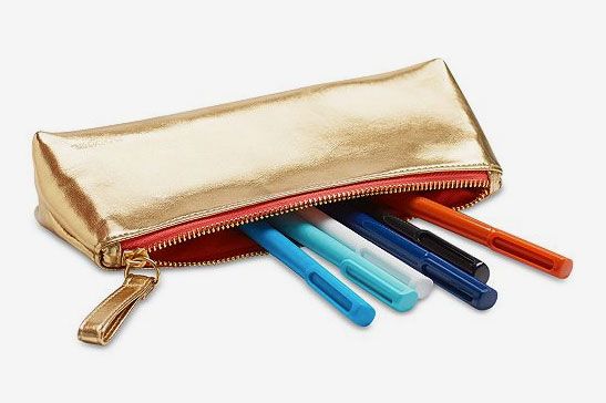 Poppin Gold Pencil Pouch
