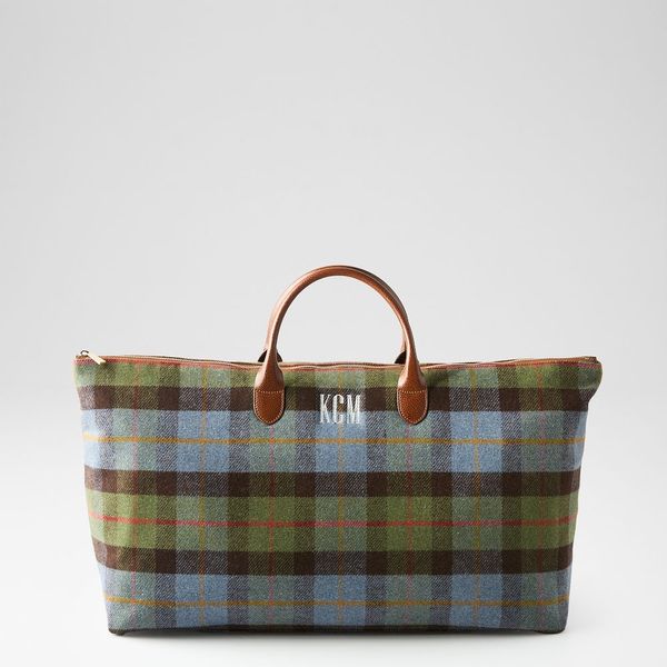 Mark and Graham Sutton Plaid Weekender Tote