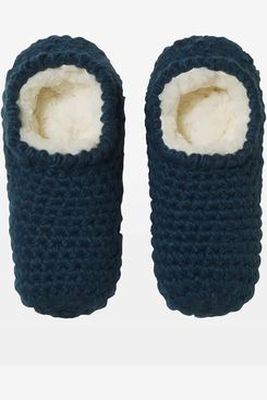 Eberyjey Wide-Knit Ankle Slipper Socks