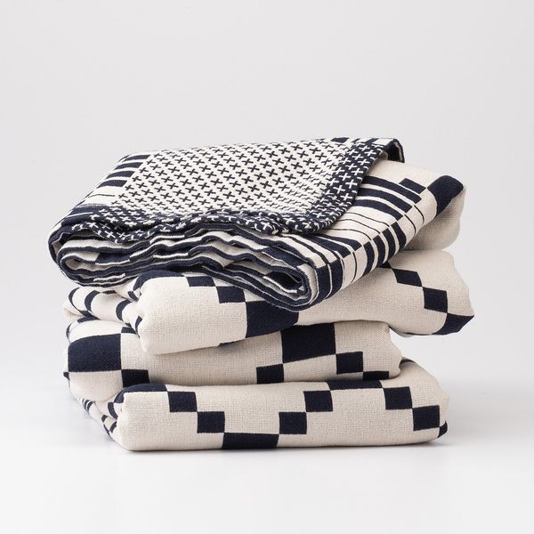 Schoolhouse Winter + Summer Cotton Coverlet