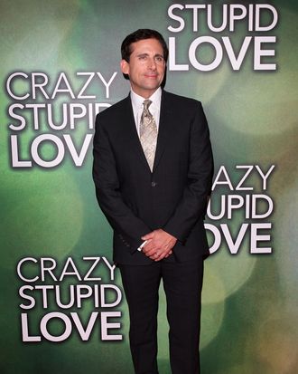 SYDNEY, AUSTRALIA - SEPTEMBER 14: Actor and comedian Steve Carell arrives at the premiere of 'Crazy, Stupid, Love' at Event Cinemas Bondi Junction on September 14, 2011 in Sydney, Australia. (Photo by Lisa Maree Williams/Getty Images)