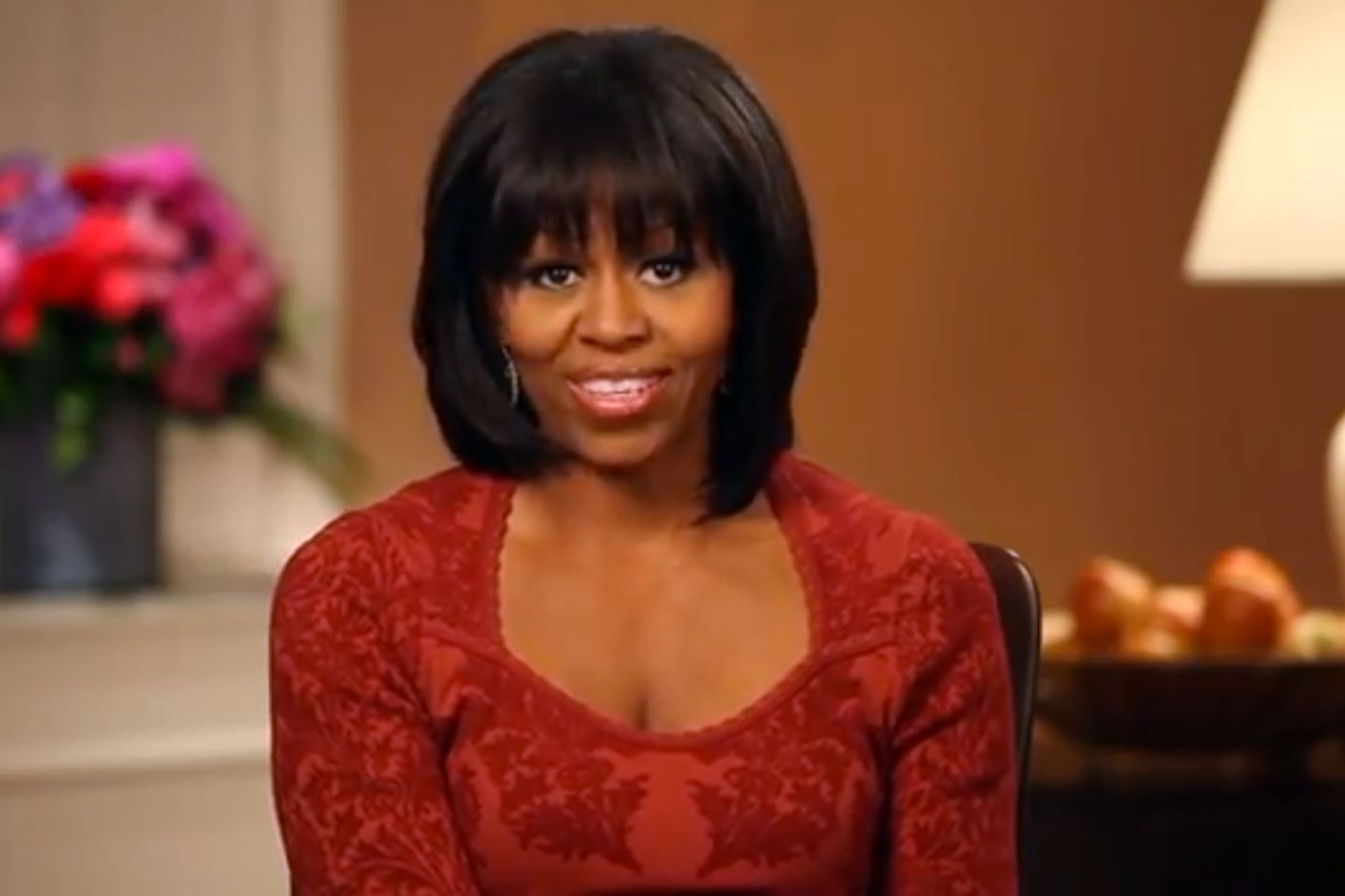 Michelle Obama Sex Porn - See Michelle Obama's Bangs on Video, in Motion
