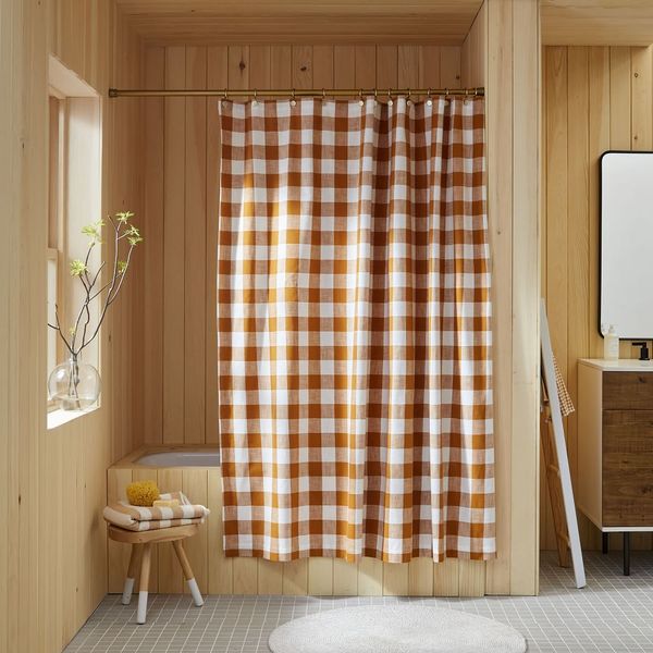 Heather Taylor Home Gingham Shower Curtain
