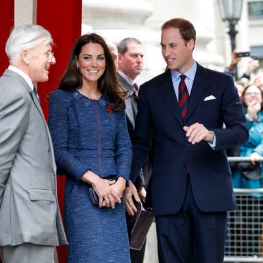 LONDON, UNITED KINGDOM - APRIL 26:  Prince William, Duke of Cambridge and Catherine, Duchess of Cambridge leave after attending a Reception For The Scott-Amundsen Centenary Race at Goldsmiths’ Hall on April 26, 2012 in London, England. (Photo by Neil Mockford/FilmMagic)