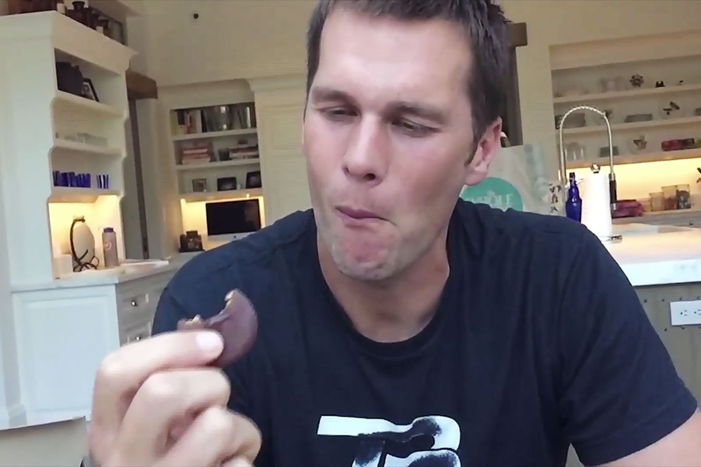 Watch Tom Brady Eat 'All-Natural' Candy in Slow Motion