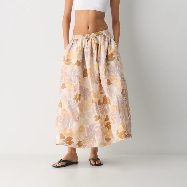 Aritzia Socialite Linen Skirt