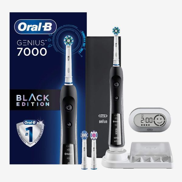 Oral-B Pro 7000 SmartSeries Black Electronic Power Rechargeable Toothbrush with Bluetooth Connectivity