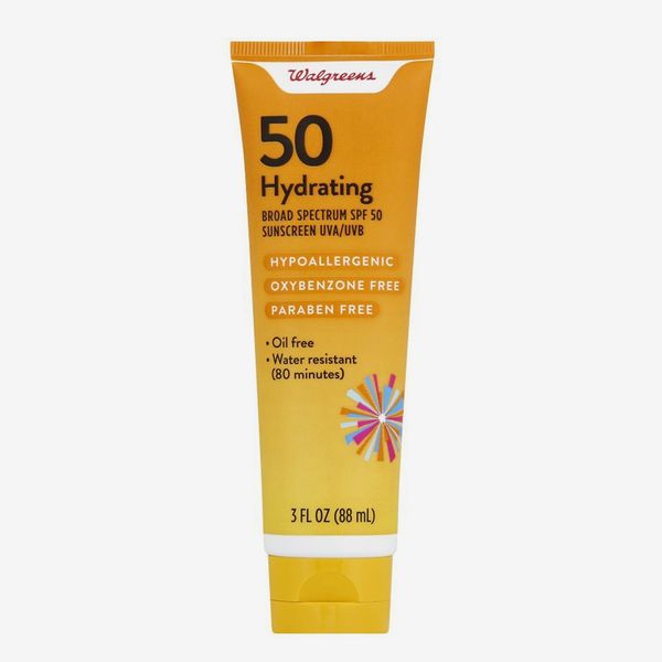 Loción de protección solar hidratante SPF 50 de Walgreens