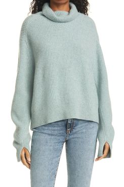 Rag & Bone Pierce Ribbed Cashmere Turtleneck Sweater