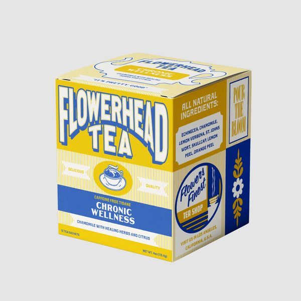 Flowerhead Tea Chronic Wellness Tea Bags