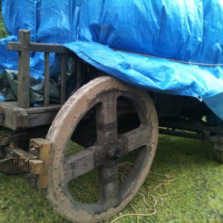 Where: The Mourne Mountains, Northern Ireland
What We Found Out Anyway: There will be a wagon on Game of Thrones next year. The things inside of it are either very important or very fragile. (Image courtesy Paul Wyatt.)