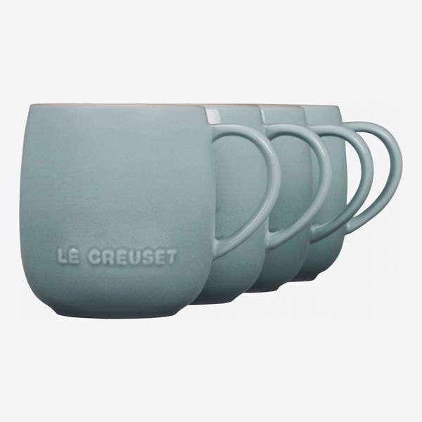 Le Creuset Juego de cuatro tazas de gres de 14 onzas