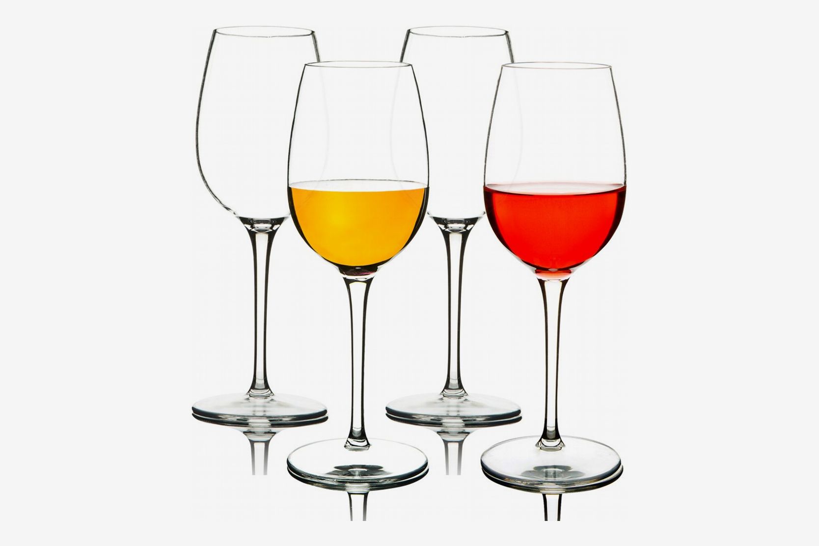 GoVino Bring Me Some Wine Lot 4 Acrylic Wine Glasses 16 oz Flexible Shatterproof 