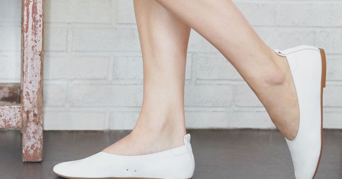 Aisun Womens Comfy Stylish Color Block Slip On Heighten Flat Shoes 