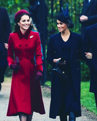 Kate Middleton and Meghan Markle.