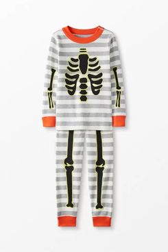 Skeleton Long John Pajama Set