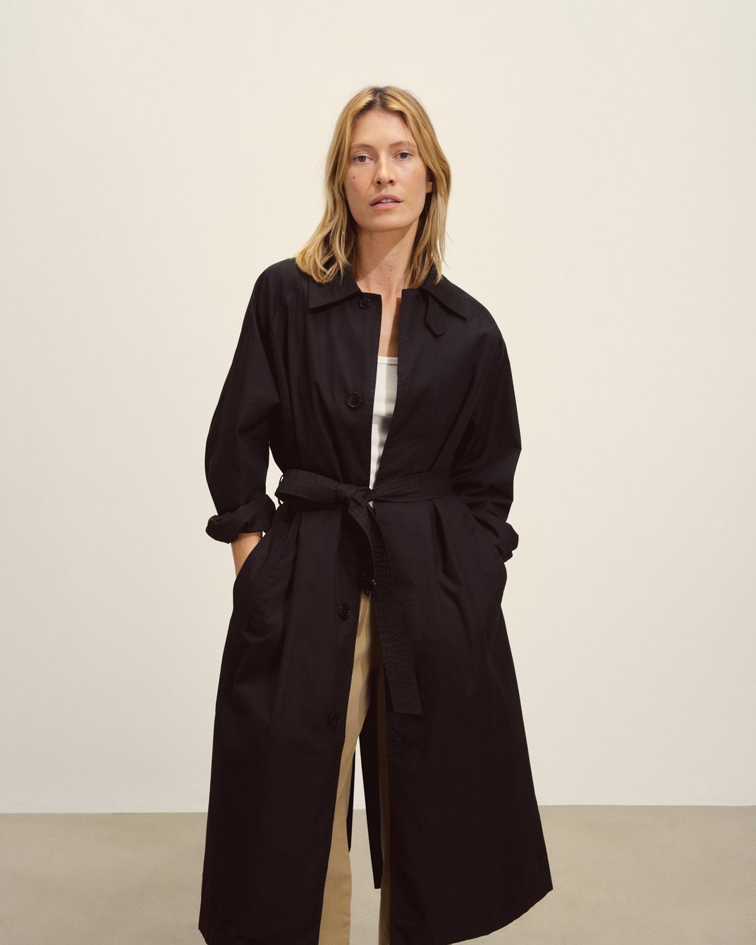 Long Black Coat For Womens Summer Trench Coats Best Women's Trench