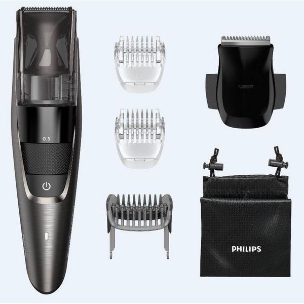 Philips Norelco 7500 Beard & Hair Men's Electric Trimmer with Vacuum