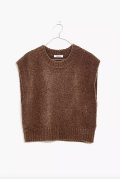Madewell Bouclé Sweater Vest