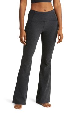 Zella Restore Soft High Waist Pocket Flare Leggings