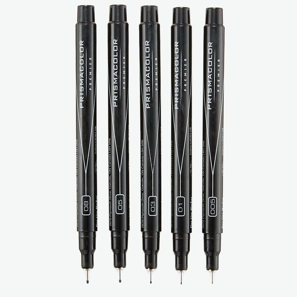 Prismacolor Premier Fine Line Pens, 5-Pack