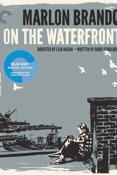 "Sean Phillips's bold, forceful brushstrokes and a small symbolic touch--one pigeon apart from the flock--capture the rough-hewn poetry of Elia Kazan's film."