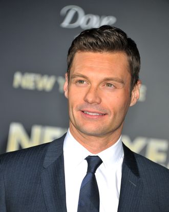 TV personality Ryan Seacrest arrives at the premiere of 