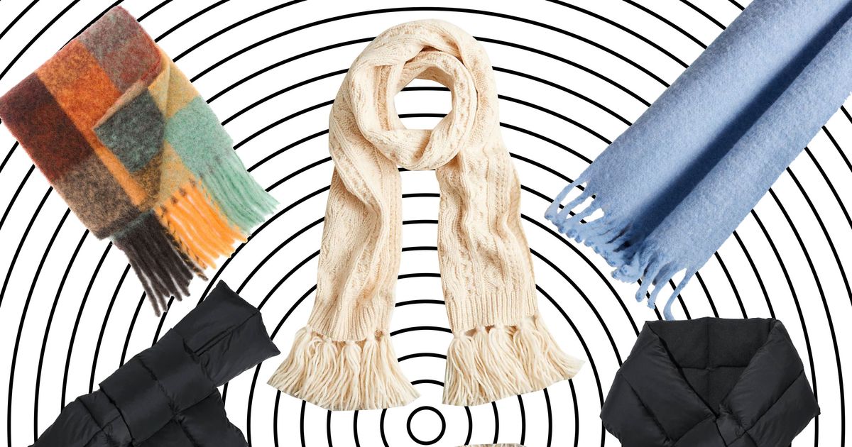 MRULIC scarfs for women Women Fashion Winter Faux Villus Scarf Outerwear  Lady Pearl Scarf WarmScarf Grey + One size 