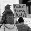 St. Paul, Minnesota. March 6, 2022. Because the attacks against transgender kids are increasing across the country Minneasotans hold a rally at the capitol to support trans kids in Minnesota, Texas, and around the country.