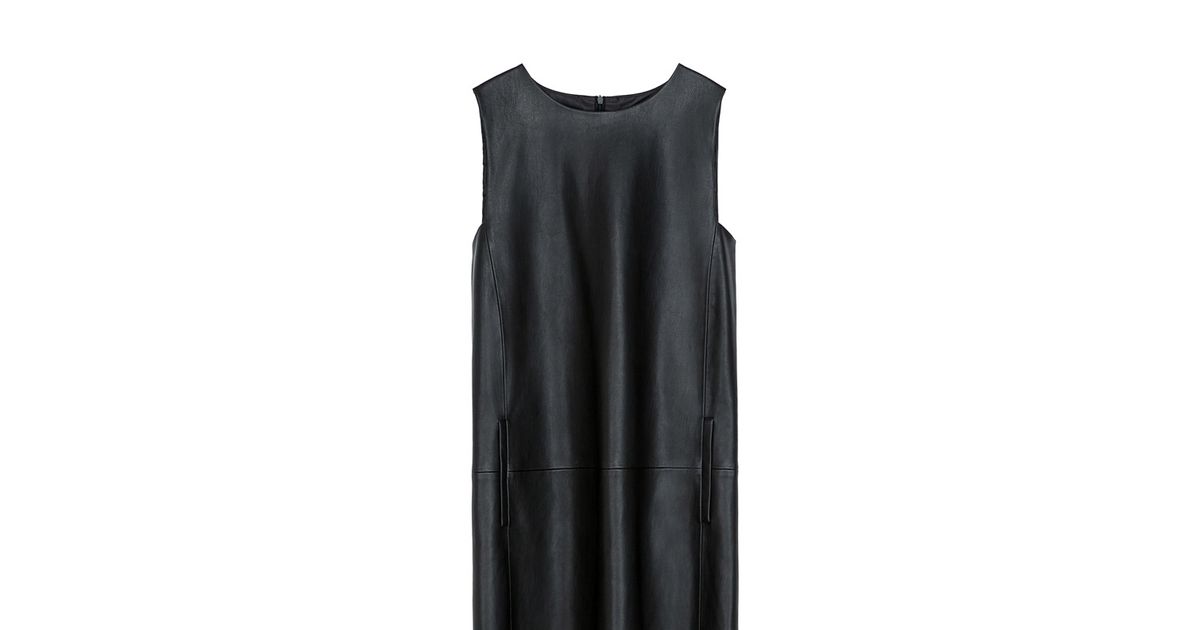 Best Bet: Zara Faux-Leather Dress