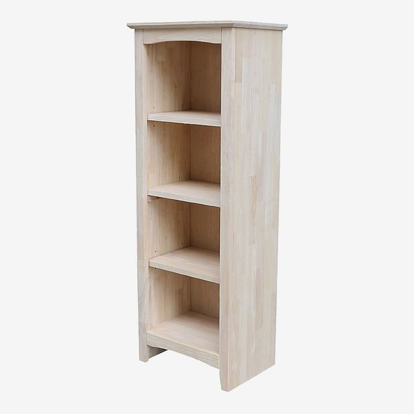 International Concepts Unfinished Wood Bookshelf