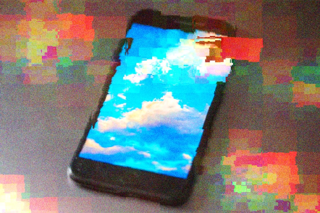 The Bluesky app on a mobile phone.