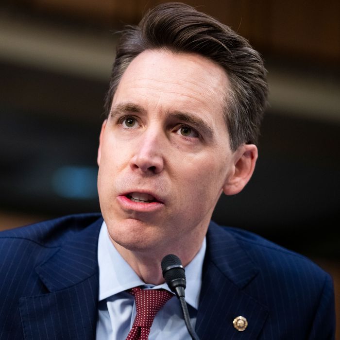 Josh Hawley Fundraises Off Capitol-Riot Salute With Mug