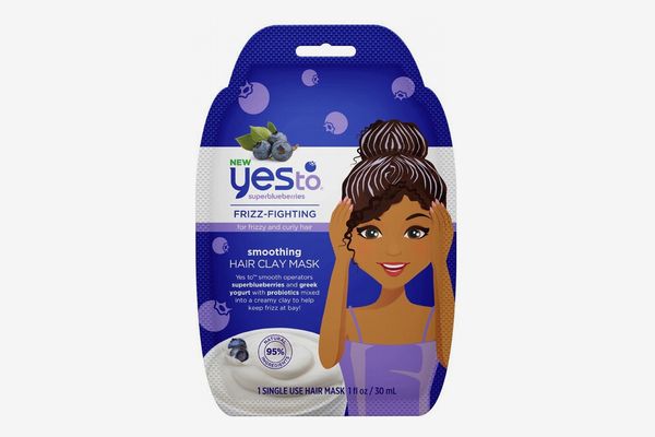 Yes to Superblueberries Clay Hair Mask Single-Use Frizzy-Hair Treatment