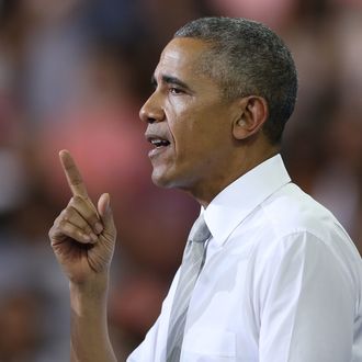 President Obama Campaigns For Hillary Clinton In Orlando, Florida