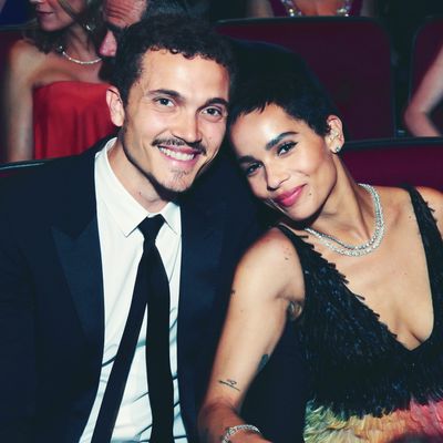 Karl Glusman and Zoë Kravitz.