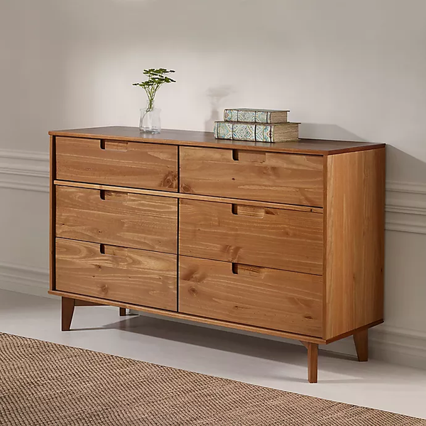 Forest Gate Diana 6-Drawer Solid Wood Dresser