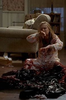 Sookie's been through a lot, but nothing a little Chinese food and bad TV can't fix. So, why'd you have to go and ruin her night, coroner-turned-vampire guy? Here's hoping she washes those chopsticks before returning to her moo shu pork.