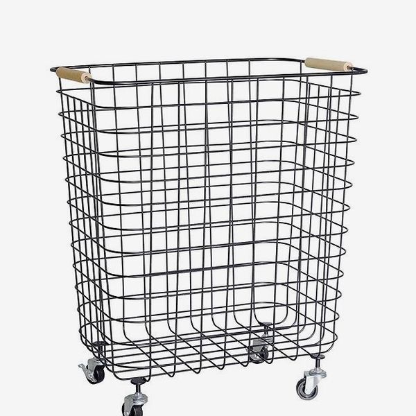 The Container Store Laundry Cart with Wheels